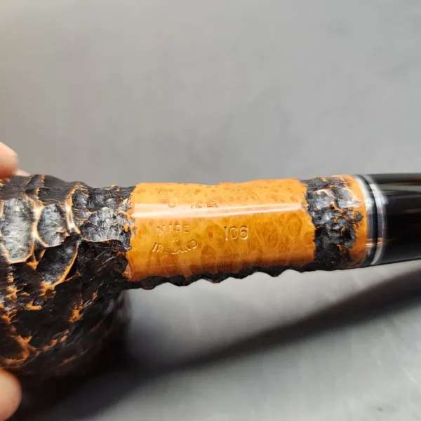 Peterson Dublin Filter Rusticated 106, Fishtail, 9mm [SOLD OUT] - Image 4