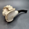 Vintage Block Meerschaum Pipe of Woman w/ Crown - Image 4