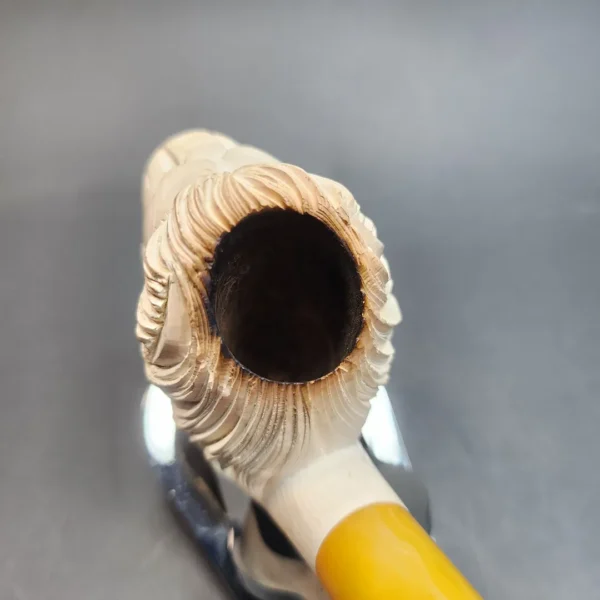 Vintage Lion Block Meerschaum Pipe [SOLD OUT] - Image 3