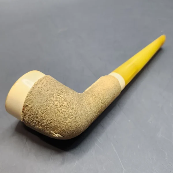 Vintage Sheep Skin Wrapped Block Meerschaum Pipe [SOLD OUT] - Image 4