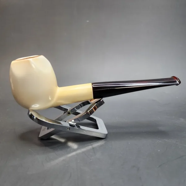 Half Panel Block Meerschaum Pipe, Estate, Case [SOLD OUT] - Image 4