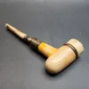 Antique Block Meerschaum Cheroot, Cigar Holder, Horn [SOLD OUT] - Image 4