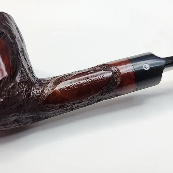 Antique Walnut Briar Pipe, Saddle Stem [SOLD OUT] - Image 7
