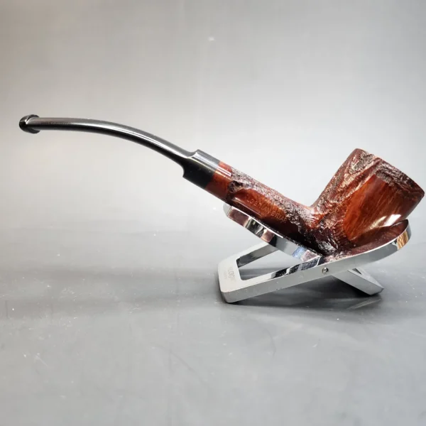 Antique Walnut Partially Rusticated Briar Pipe, Unsmoked [SOLD OUT] - Image 4