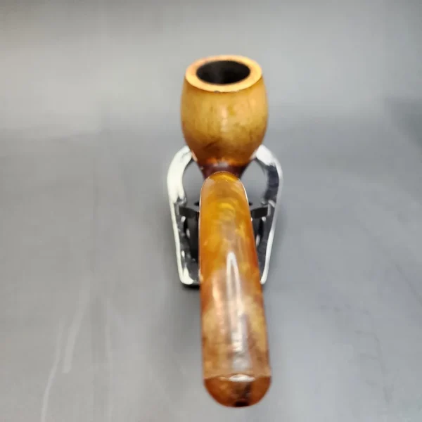 Antique Block Meerschaum Bent Billiard Pipe [SOLD OUT] - Image 6