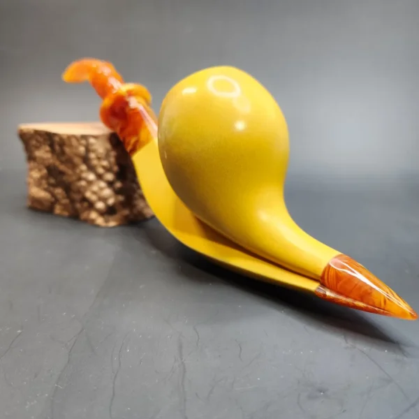 Jumbo MBSD Meerschaum Sadik Yanik Block Meerschaum Pipe (9mm) [SOLD OUT] - Image 8