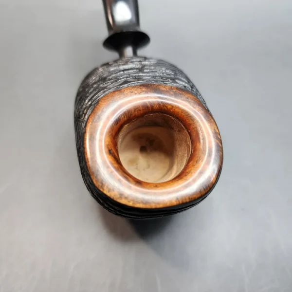 Bennie Joe Rusticated Nautilus Artisan Spanish Briar Tobacco Pipe, Indonesian [SOLD OUT] - Image 8