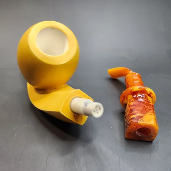 Jumbo MBSD Meerschaum Sadik Yanik Block Meerschaum Pipe (9mm) [SOLD OUT] - Image 9