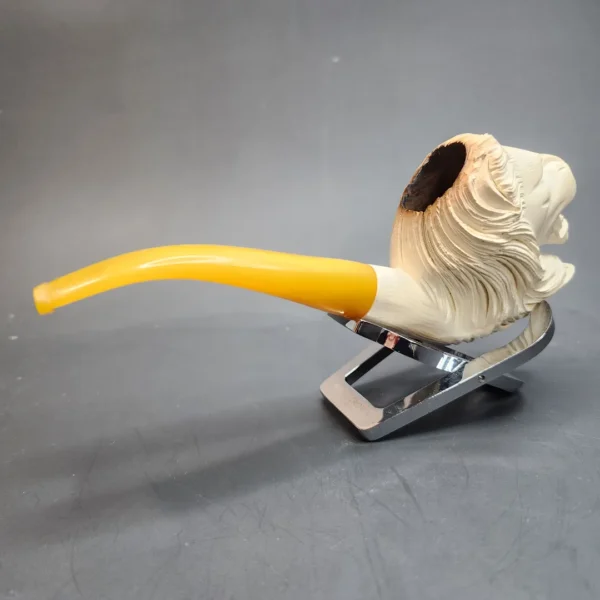 Vintage Lion Block Meerschaum Pipe [SOLD OUT] - Image 6