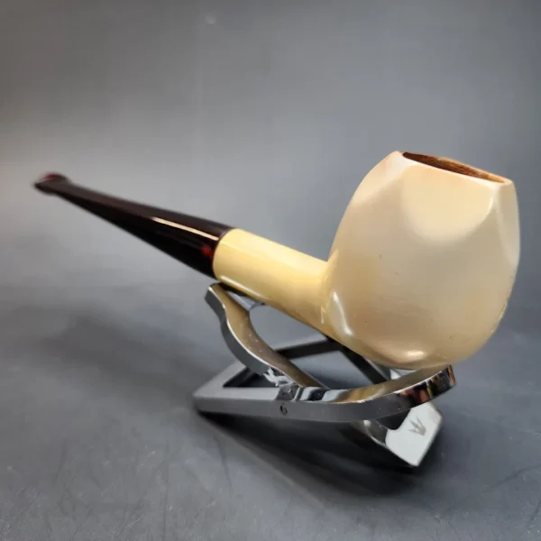 Half Panel Block Meerschaum Pipe, Estate, Case [SOLD OUT] - Image 7