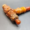 Large Antique Block Meerschaum Cheroot / Cigar Holder, Amber [SOLD OUT] - Image 6