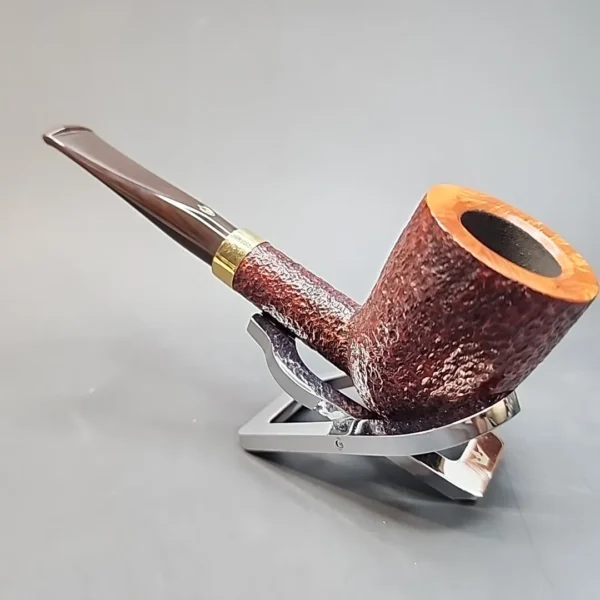 Savinelli Polo 412 KS, Sandblast, 6mm (NOS) [SOLD OUT] - Image 7