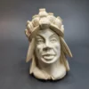 Vintage Block Meerschaum Pipe of Woman w/ Crown - Image 3