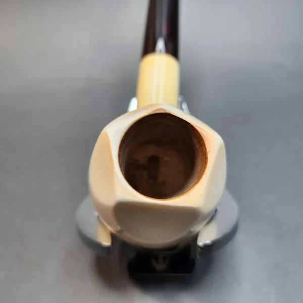 Half Panel Block Meerschaum Pipe, Estate, Case [SOLD OUT] - Image 9