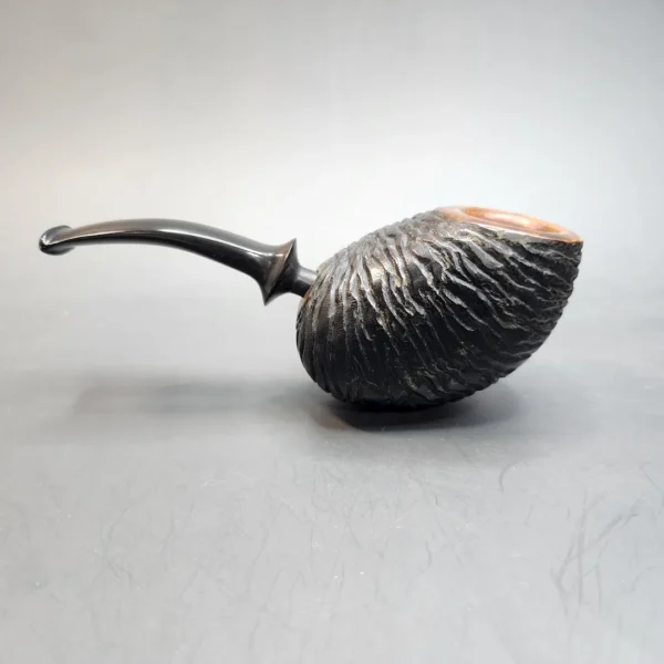 Bennie Joe Rusticated Nautilus Artisan Spanish Briar Tobacco Pipe, Indonesian [SOLD OUT] - Image 10