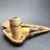 Antique Block Meerschaum Cheroot, Cigar Holder, Horn [SOLD OUT] - Image 9
