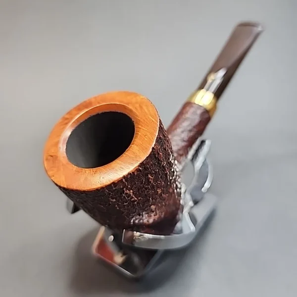 Savinelli Polo 412 KS, Sandblast, 6mm (NOS) [SOLD OUT] - Image 9