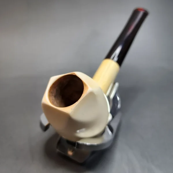 Half Panel Block Meerschaum Pipe, Estate, Case [SOLD OUT] - Image 10
