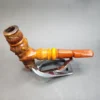 Large Antique Block Meerschaum Cheroot / Cigar Holder, Amber [SOLD OUT] - Image 9