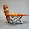 Large Antique Block Meerschaum Cheroot / Cigar Holder, Amber [SOLD OUT] - Image 10