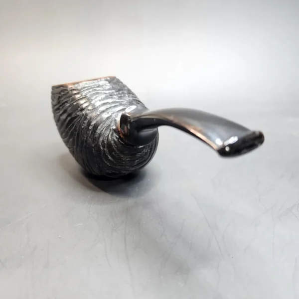 Bennie Joe Rusticated Nautilus Artisan Spanish Briar Tobacco Pipe, Indonesian [SOLD OUT] - Image 12