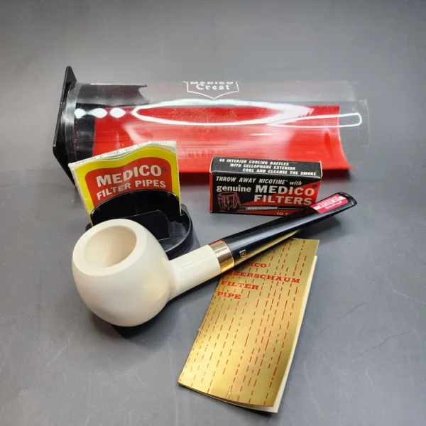 Vintage Medico Block Meerschaum Pipe, Unsmoked [SOLD OUT] - Image 11