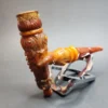 Large Antique Block Meerschaum Cheroot / Cigar Holder, Amber [SOLD OUT] - Image 11