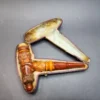 Large Antique Block Meerschaum Cheroot / Cigar Holder, Amber [SOLD OUT] - Image 12