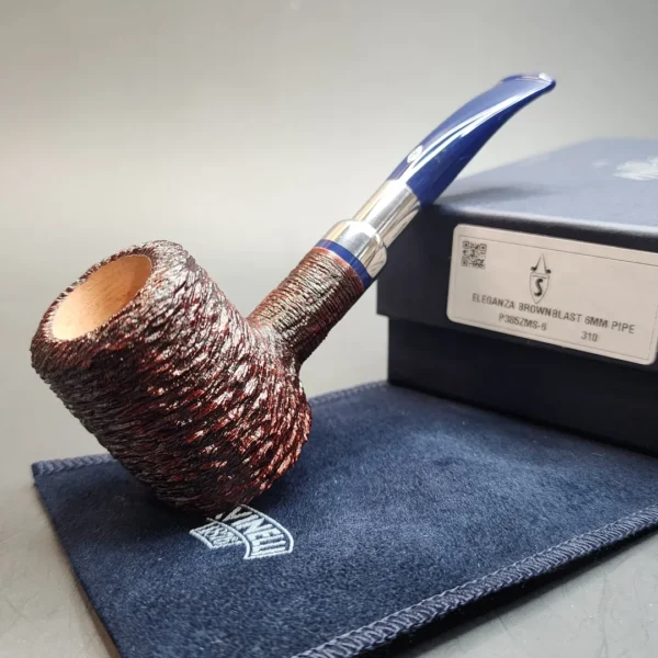 Savinelli Eleganza 310 KS Rusticated Dark Brown, 6mm [SOLD OUT] - Image 5
