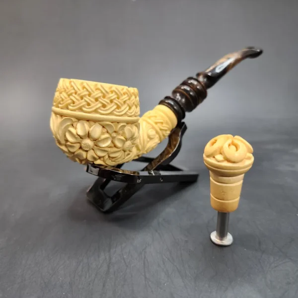 1998 Eyup Sabri Block Meerschaum Pipe, Presentation Case w/ Tamper [SOLD OUT] - Image 4