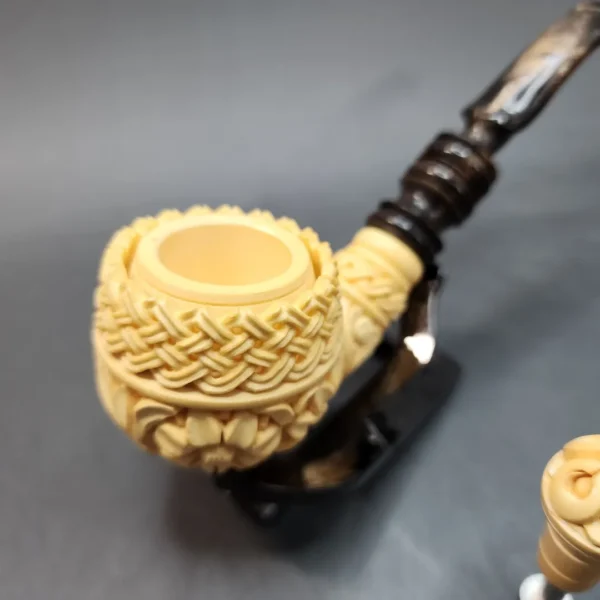 1998 Eyup Sabri Block Meerschaum Pipe, Presentation Case w/ Tamper [SOLD OUT] - Image 5