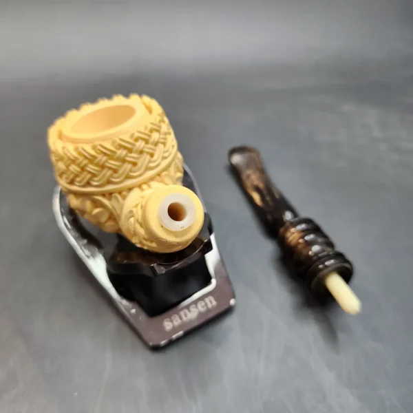 1998 Eyup Sabri Block Meerschaum Pipe, Presentation Case w/ Tamper [SOLD OUT] - Image 16