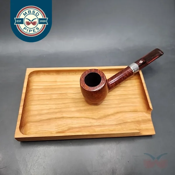 BGwoodworx Cherry Pipe Packing Tray, Light Brown