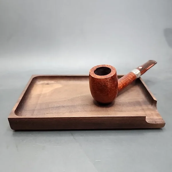 BGwoodworx Walnut Pipe Packing Tray, Dark Brown - Image 3