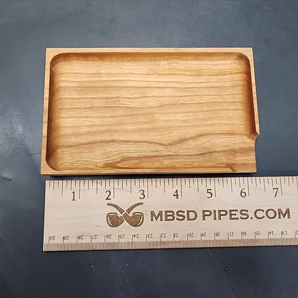 BGwoodworx Cherry Pipe Packing Tray, Light Brown - Image 6