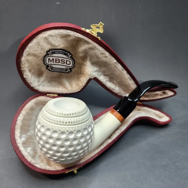 MBSD Deluxe Bent Apple, Block Meerschaum Pipe [SOLD OUT] - Image 3