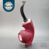 MBSD Meerschaum Crimson Ballerina, Block Meerschaum Pipe (Sterling Silver) [SOLD OUT]