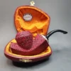 MBSD Meerschaum Crimson Ballerina, Block Meerschaum Pipe (Sterling Silver) [SOLD OUT] - Image 3