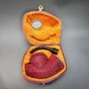 MBSD Meerschaum Crimson Ballerina, Block Meerschaum Pipe (Sterling Silver) [SOLD OUT] - Image 6
