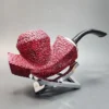 MBSD Meerschaum Crimson Ballerina, Block Meerschaum Pipe (Sterling Silver) [SOLD OUT] - Image 7