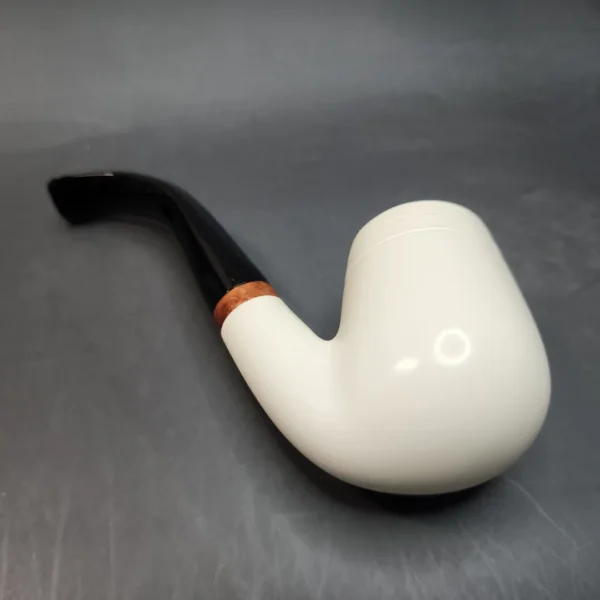 MBSD Meerschaum Deluxe, Bent Billiard, Block Meerschaum [SOLD OUT] - Image 10