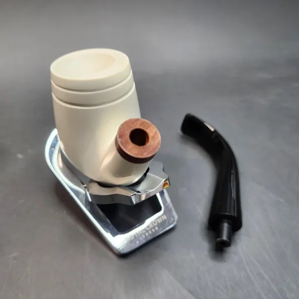 MBSD Meerschaum Deluxe, Bent Billiard, Block Meerschaum [SOLD OUT] - Image 13
