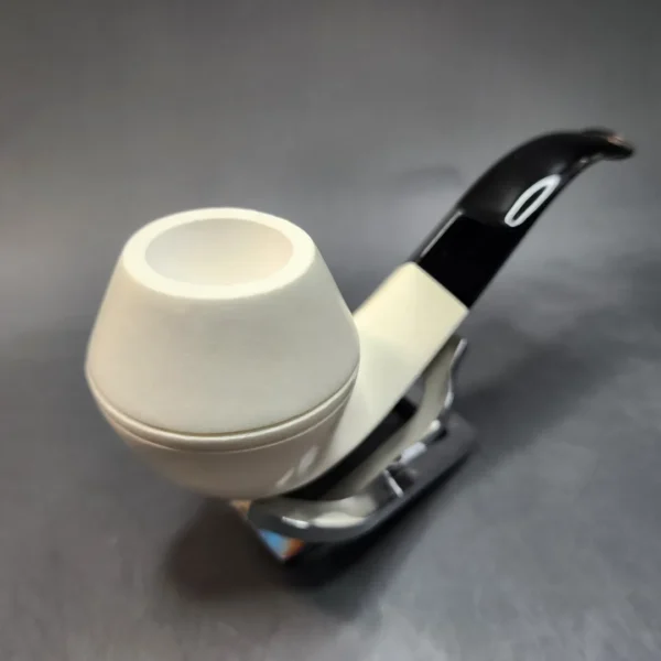 MBSD Meerschaum Deluxe Bent Bulldog, Block Meerschaum, 9mm [SOLD OUT] - Image 7