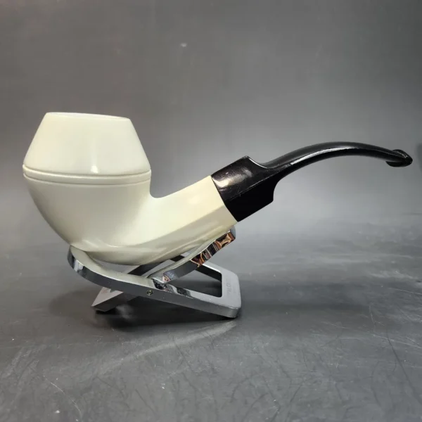 MBSD Meerschaum Deluxe Bent Bulldog, Block Meerschaum, 9mm [SOLD OUT] - Image 8