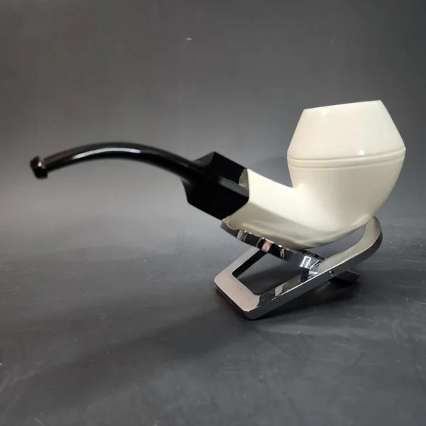 MBSD Meerschaum Deluxe Bent Bulldog, Block Meerschaum, 9mm [SOLD OUT] - Image 10