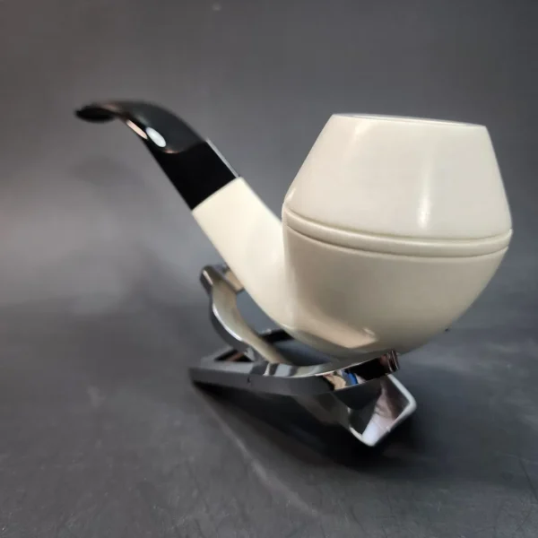 MBSD Meerschaum Deluxe Bent Bulldog, Block Meerschaum, 9mm [SOLD OUT] - Image 11