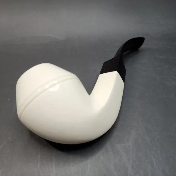 MBSD Meerschaum Deluxe Bent Bulldog, Block Meerschaum, 9mm [SOLD OUT] - Image 12
