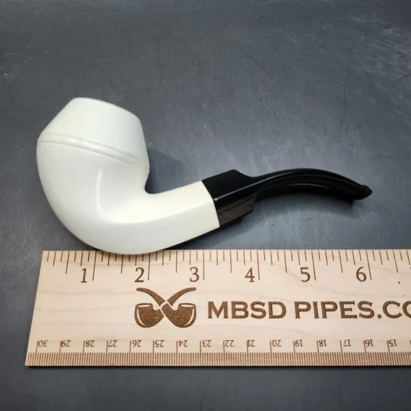 MBSD Meerschaum Deluxe Bent Bulldog, Block Meerschaum, 9mm [SOLD OUT] - Image 13