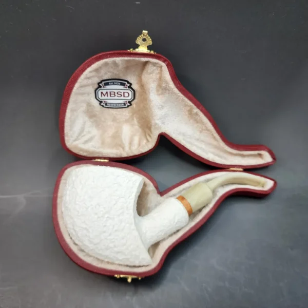 MBSD Meerschaum Deluxe, Sandblasted Pickaxe Block Meerschaum, 9mm [SOLD OUT] - Image 3