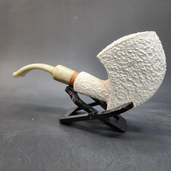 MBSD Meerschaum Deluxe, Sandblasted Pickaxe Block Meerschaum, 9mm [SOLD OUT] - Image 7